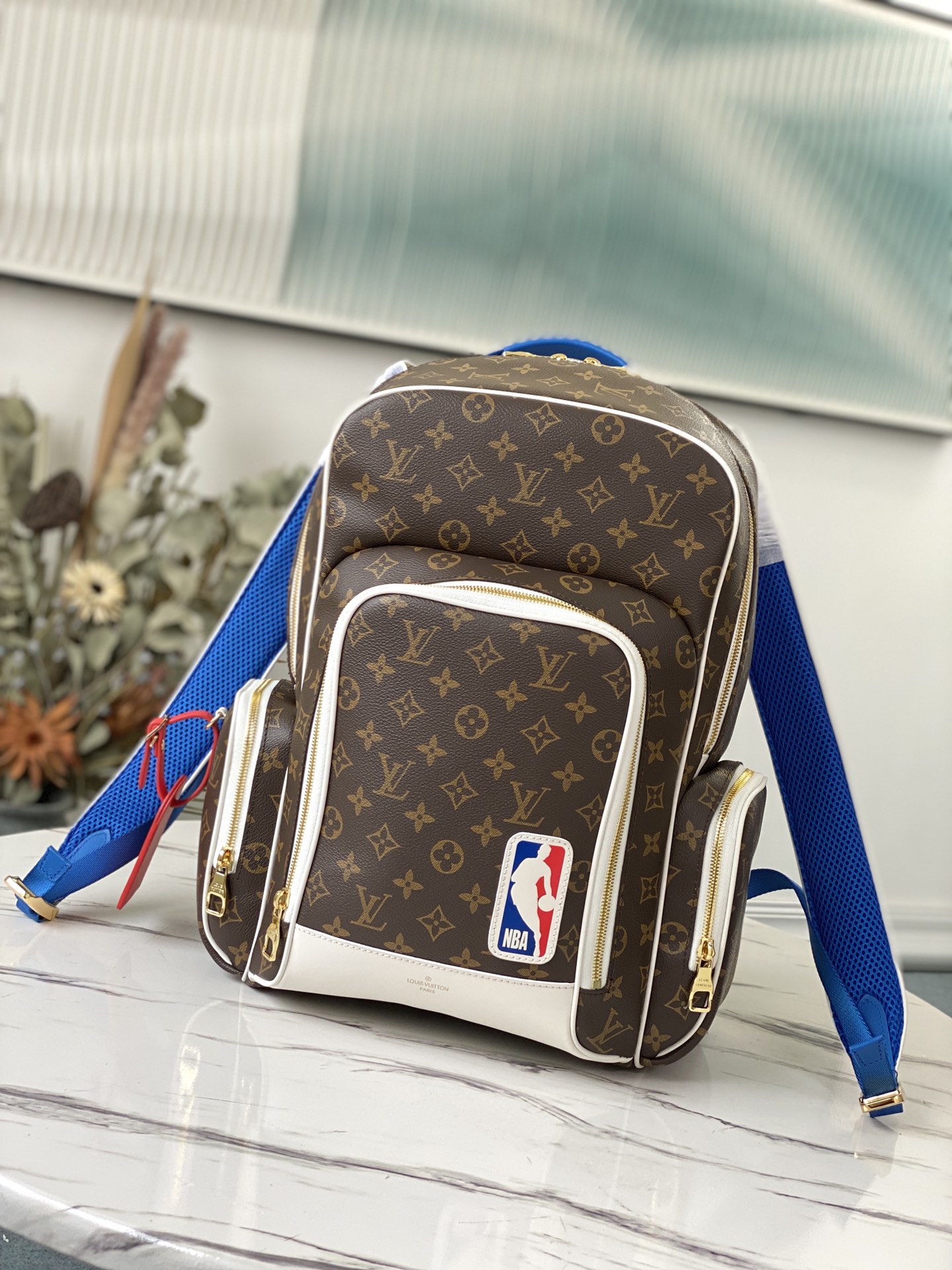 Louis Vuitton Bags Backpack Embroidery Monogram Canvas M45581