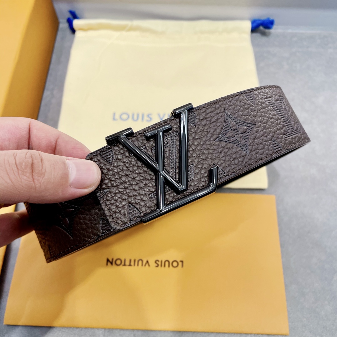 Louis Vuitton Belts Calfskin Cowhide