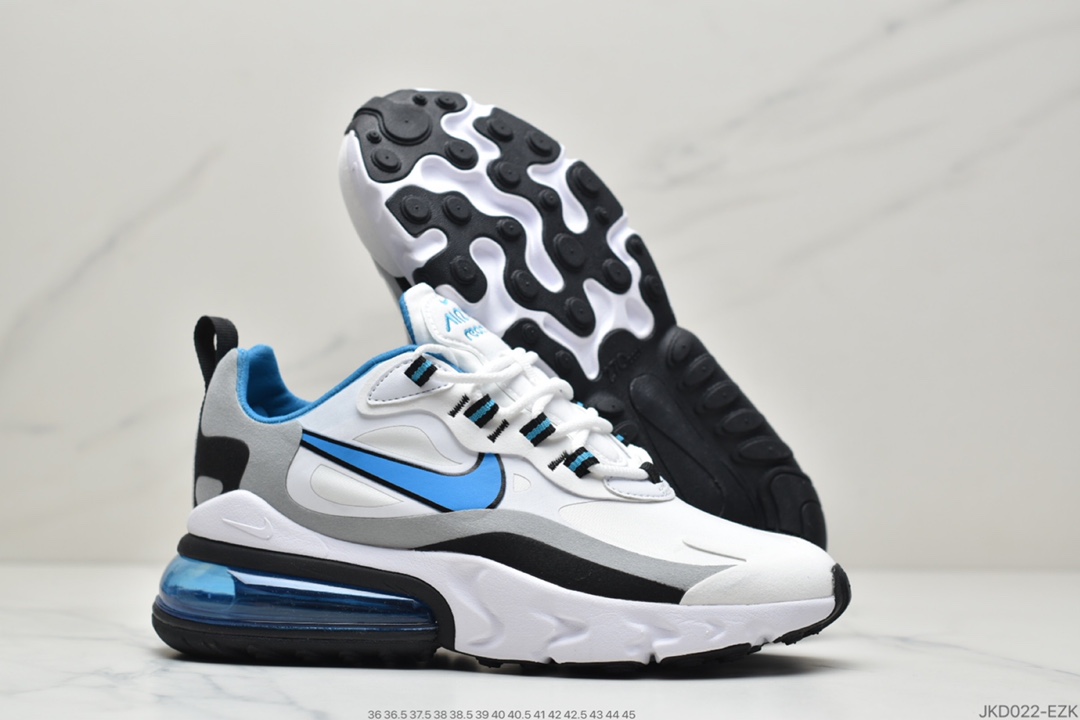 160 耐克Nike Wmns Air Max 270 React ”White/Light Blue”270 CT1280-101