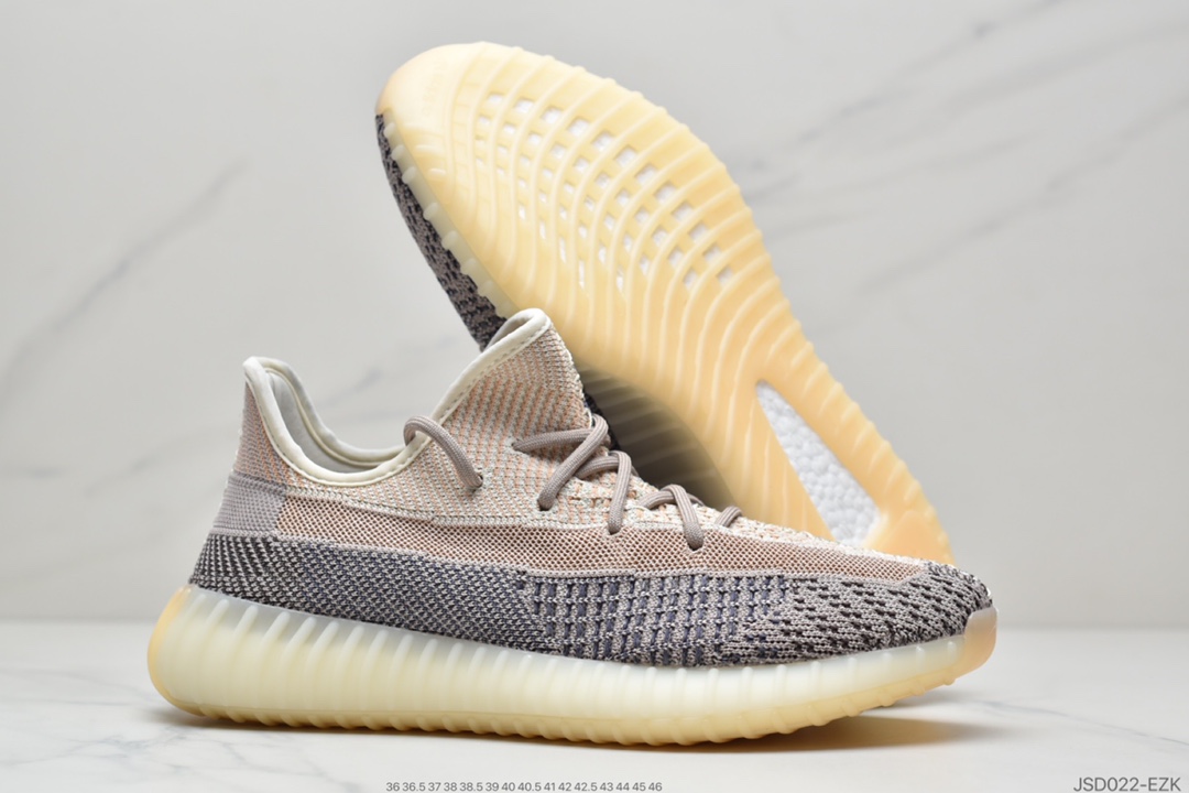 200  阿迪达斯Adidas Yeezy Boost 350V2 椰子350系列 新配色百搭轻便米爆花中底休闲运慢动跑鞋  GY7658