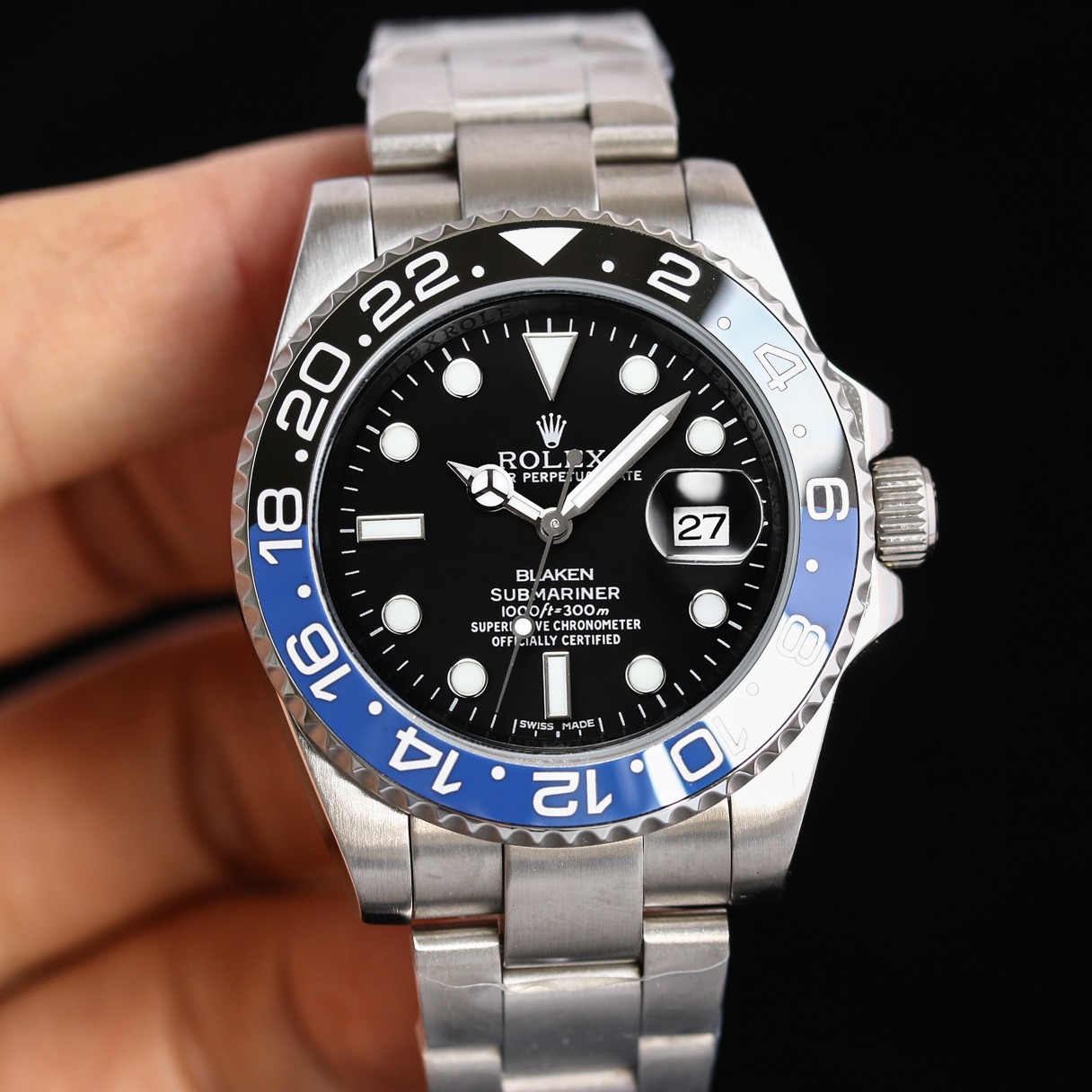 NO:338706,Unified BLAKEN Water Ghost!  Black water ghost/green water ghost/pink blue water ghost!  Replica and modified Lao Lix Water Ghost Series!  Peak artifact!  1BLAKEN advanced modified water ghost series!  Make you beautiful and cool!  2Blacken modification team's unique dark night dial grit effect restored!  3TOP Seagull 2836 movement machinery!  Strong stability!  4 diameter 40 mm, thickness 11 mm!  ,19860909统一 BLAKEN款水鬼！黑水鬼/绿水鬼/粉蓝水鬼！ 复刻改装劳.力士水鬼系列！巅峰神器！ 1BLAKEN高级改装水鬼系列！让您美美的,酷酷的！ 2Blacken改装团队特有的暗夜黑表盘砂砾效果还原！ 3TOP海鸥2836机芯机械！稳定性强！ 4直径40毫米,厚度11毫米！,,Watch