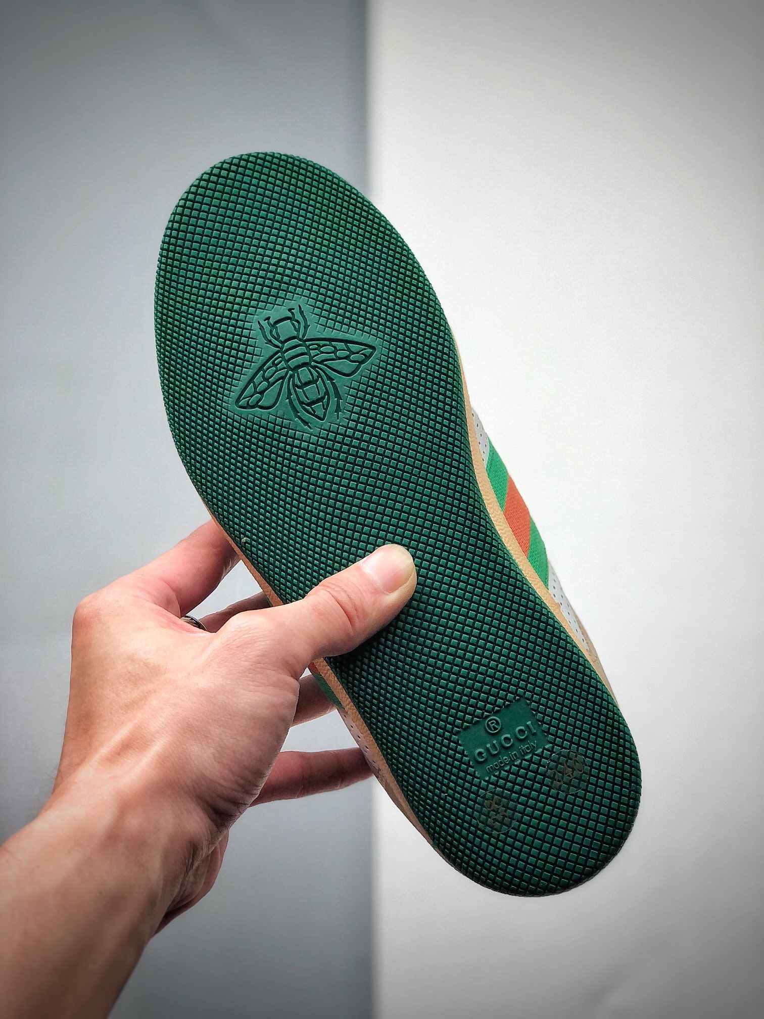 450  Gucci Distressed Screener sneaker 经典原型复古百搭做旧老爹板鞋
