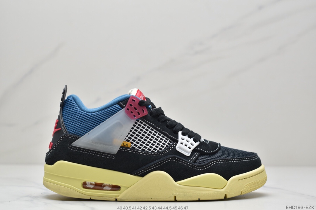 400  Union LA x Air Jordan 4 Retro Guava Ice”蓝粉 DC9533-001