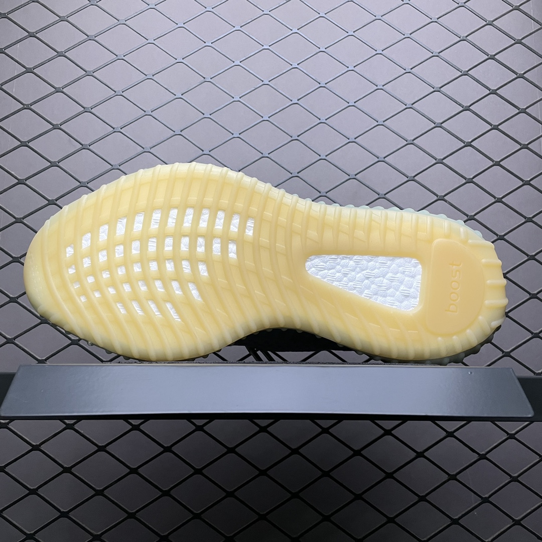 220 最顶零售性价版 AD 阿迪Yeezy 350V2  ” Desert Sage ” 灰橙 侧透满天星 侃爷椰子350 FX9035