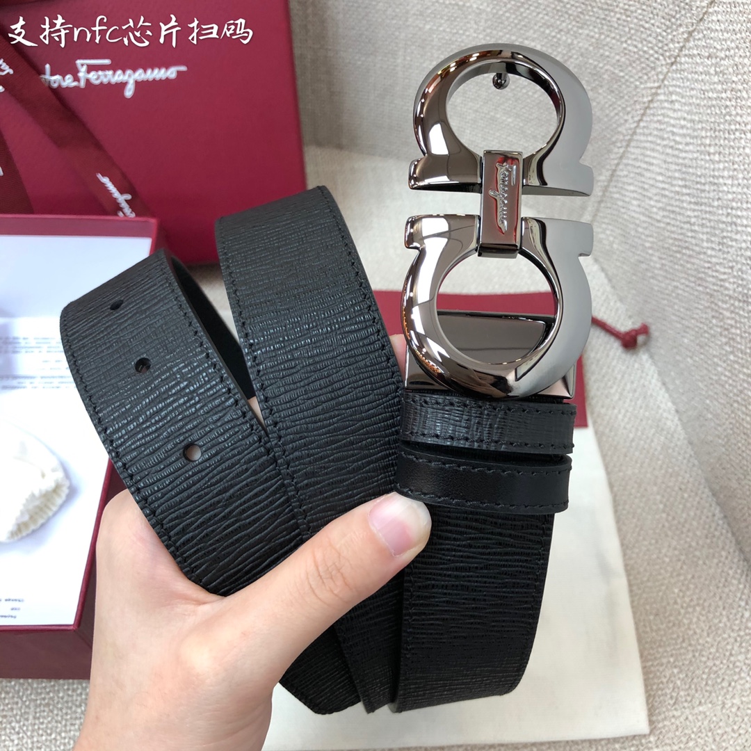 NFC-F3.5cm高级定制款男士皮带 ，双面进口牛皮，自行选择搭配 真材实料 很有质感 时尚经典不失风