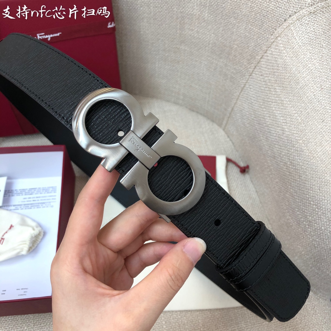 NFC-F3.5cm高级定制款男士皮带 ，双面进口牛皮，自行选择搭配 真材实料 很有质感 时尚经典不失风