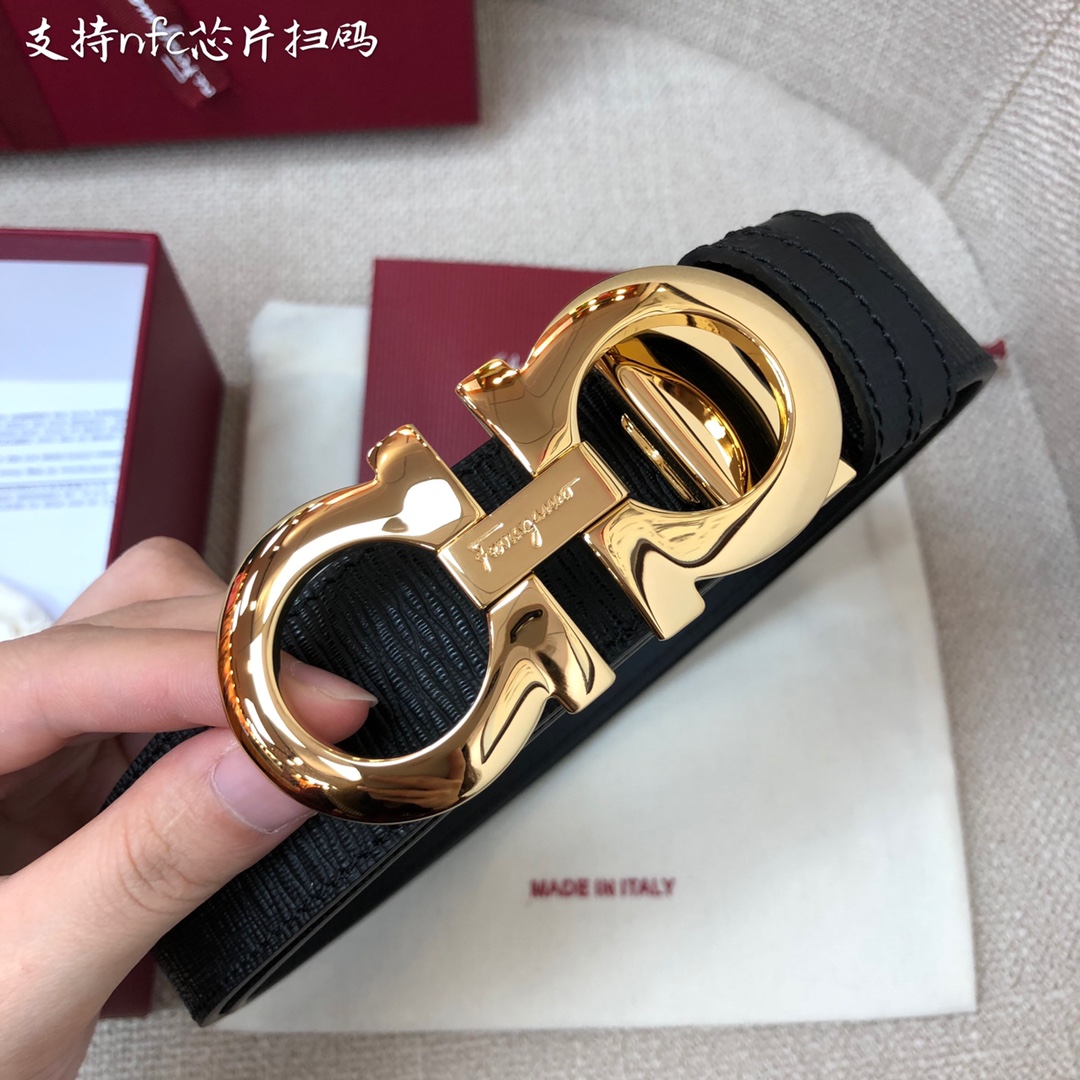 NFC-F3.5cm高级定制款男士皮带 ，双面进口牛皮，自行选择搭配 真材实料 很有质感 时尚经典不失风