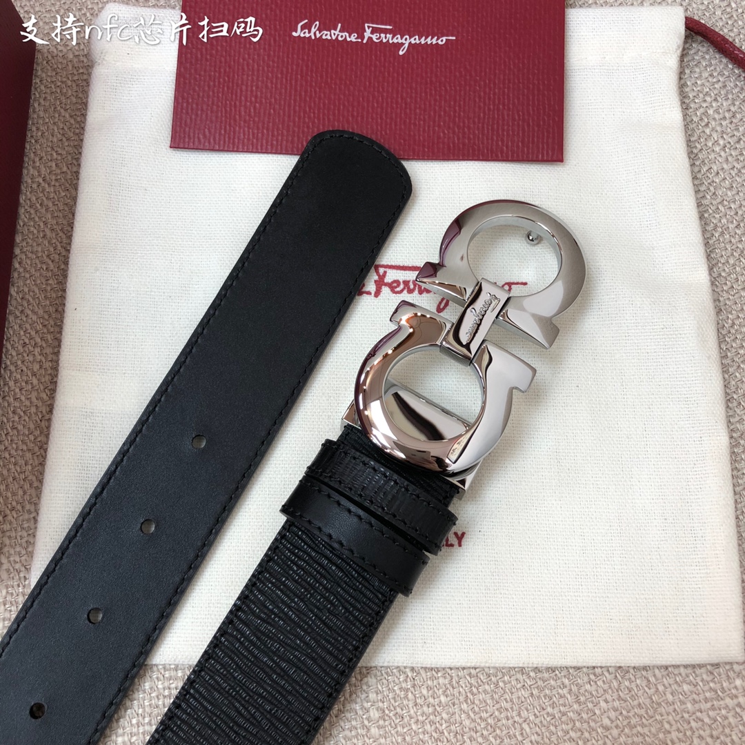 NFC-F3.5cm高级定制款男士皮带 ，双面进口牛皮，自行选择搭配 真材实料 很有质感 时尚经典不失风