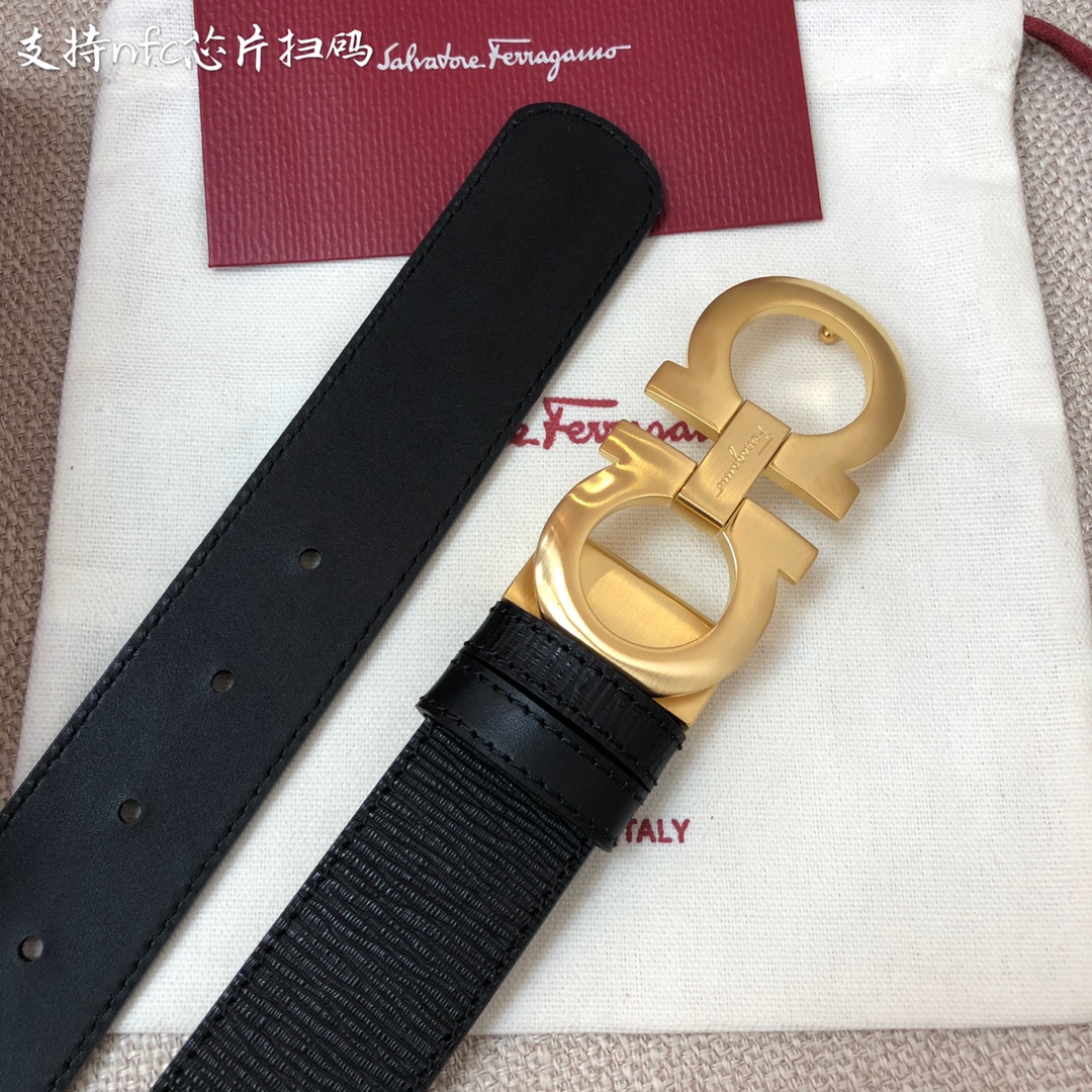 NFC-F3.5cm高级定制款男士皮带 ，双面进口牛皮，自行选择搭配 真材实料 很有质感 时尚经典不失风