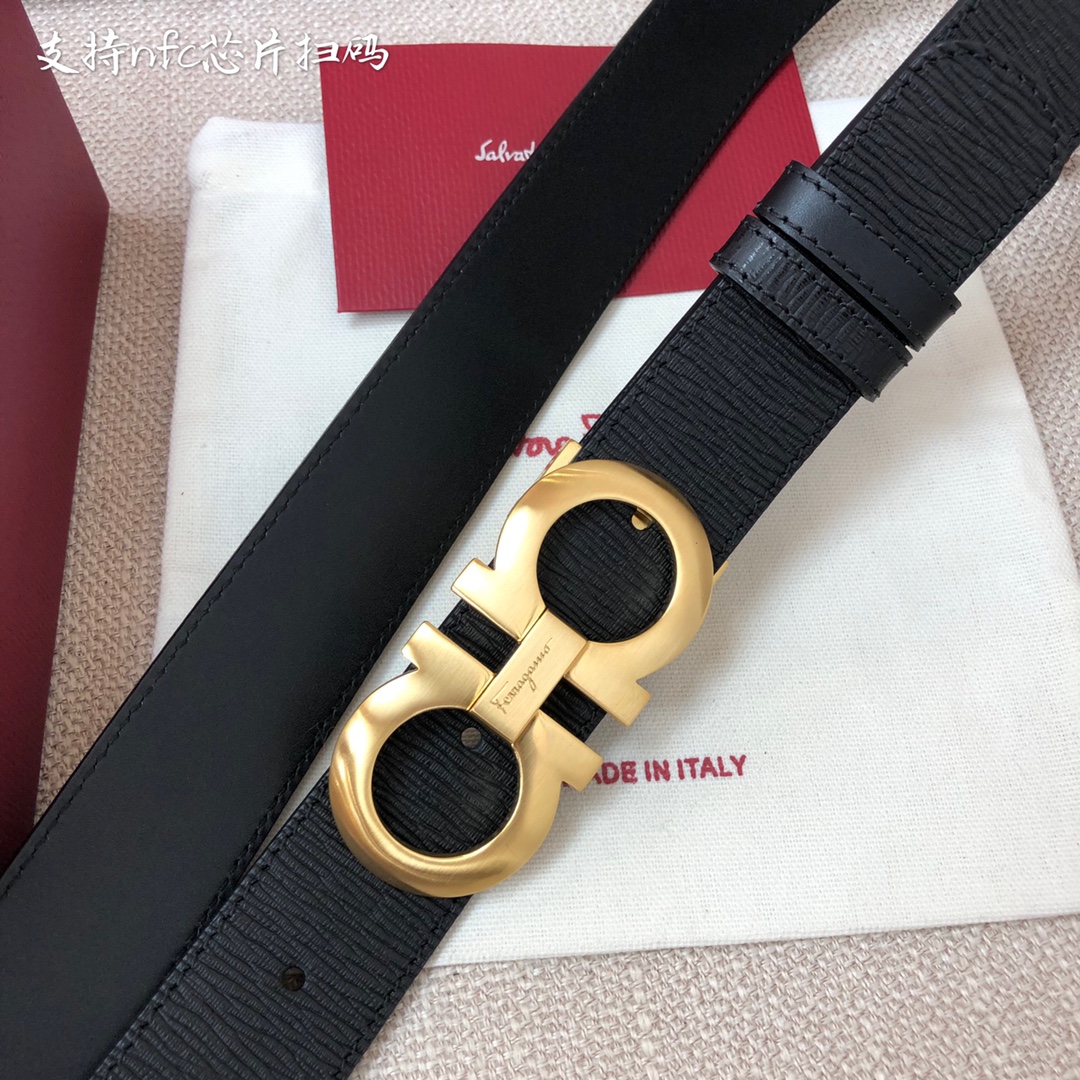 NFC-F3.5cm高级定制款男士皮带 ，双面进口牛皮，自行选择搭配 真材实料 很有质感 时尚经典不失风