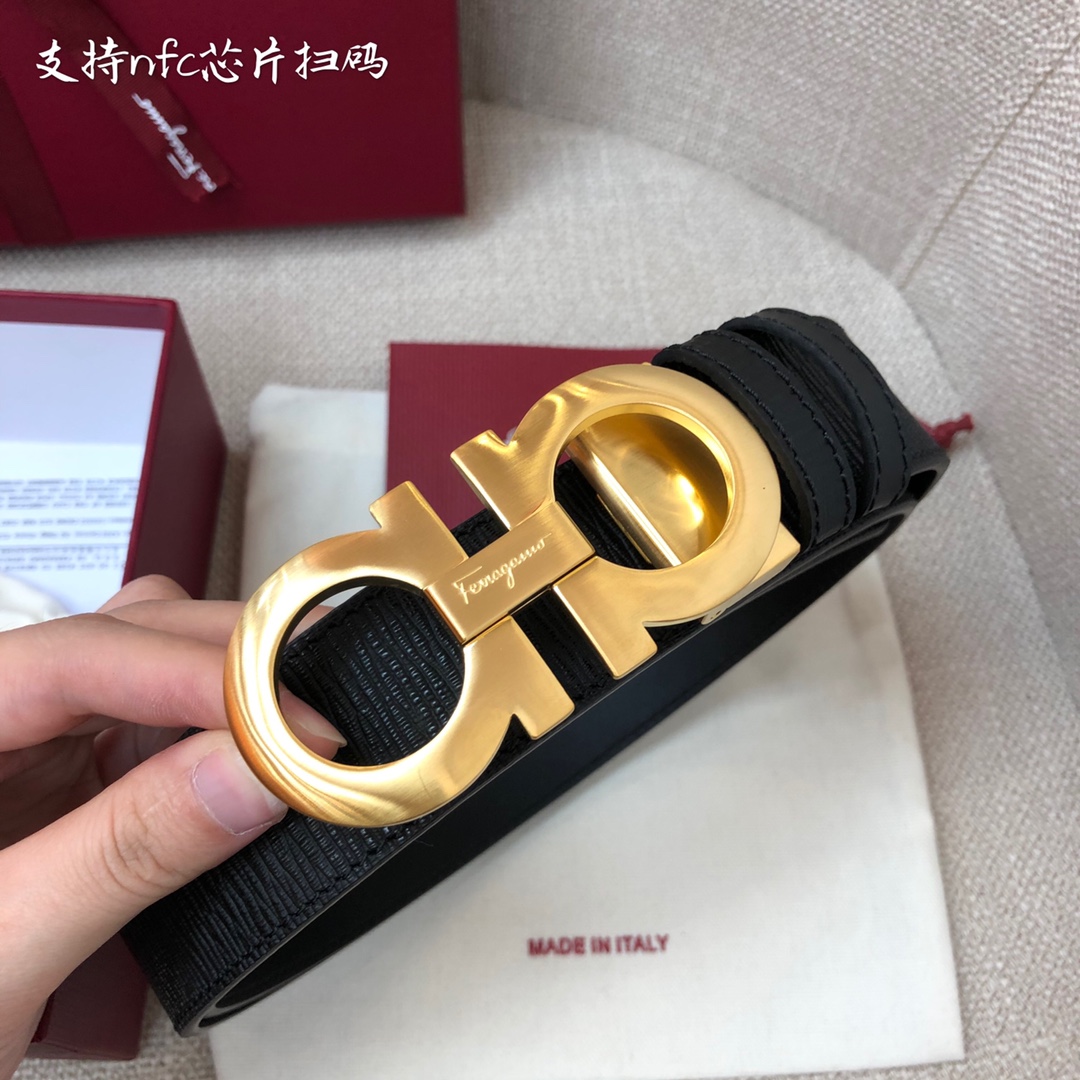 NFC-F3.5cm高级定制款男士皮带 ，双面进口牛皮，自行选择搭配 真材实料 很有质感 时尚经典不失风