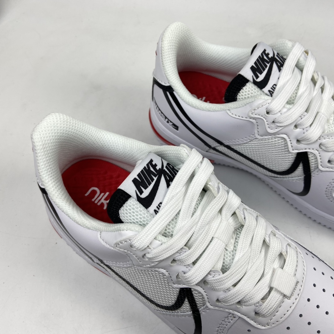 200 Nk Air Force 1 React 空军一号大勾解析低帮运动休闲板鞋 CD4366-100