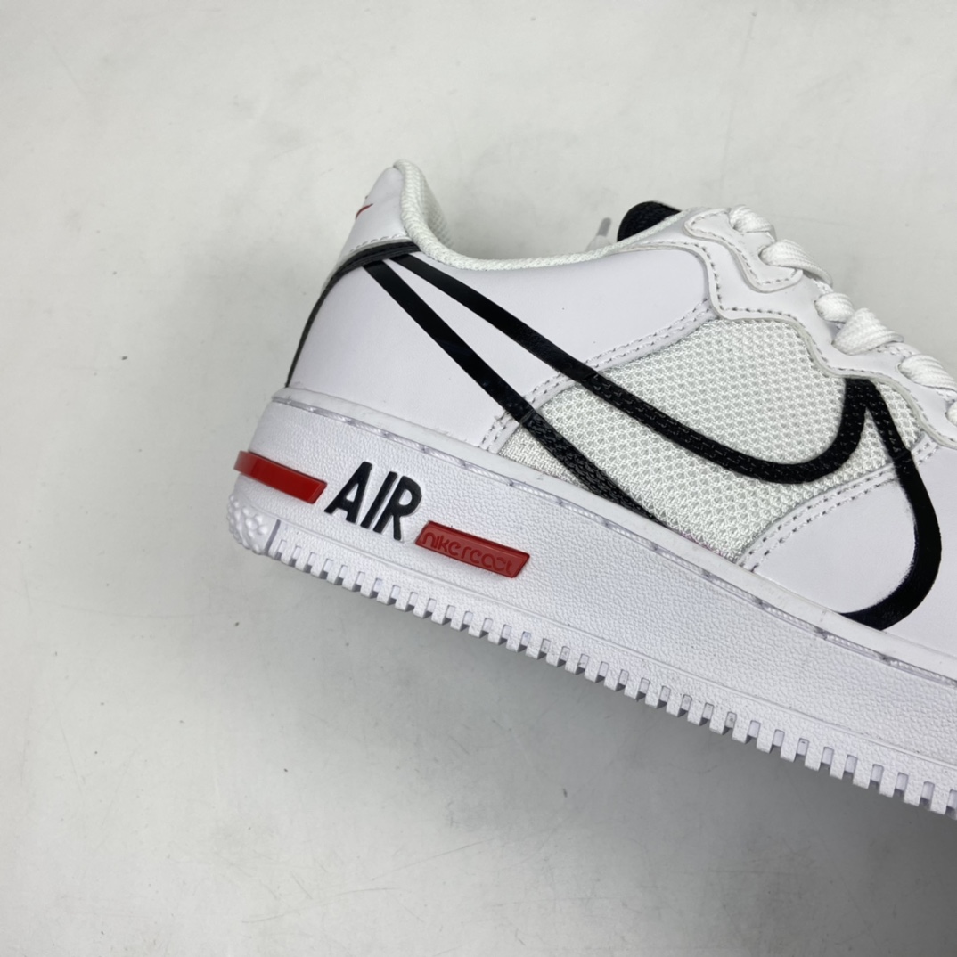200 Nk Air Force 1 React 空军一号大勾解析低帮运动休闲板鞋 CD4366-100