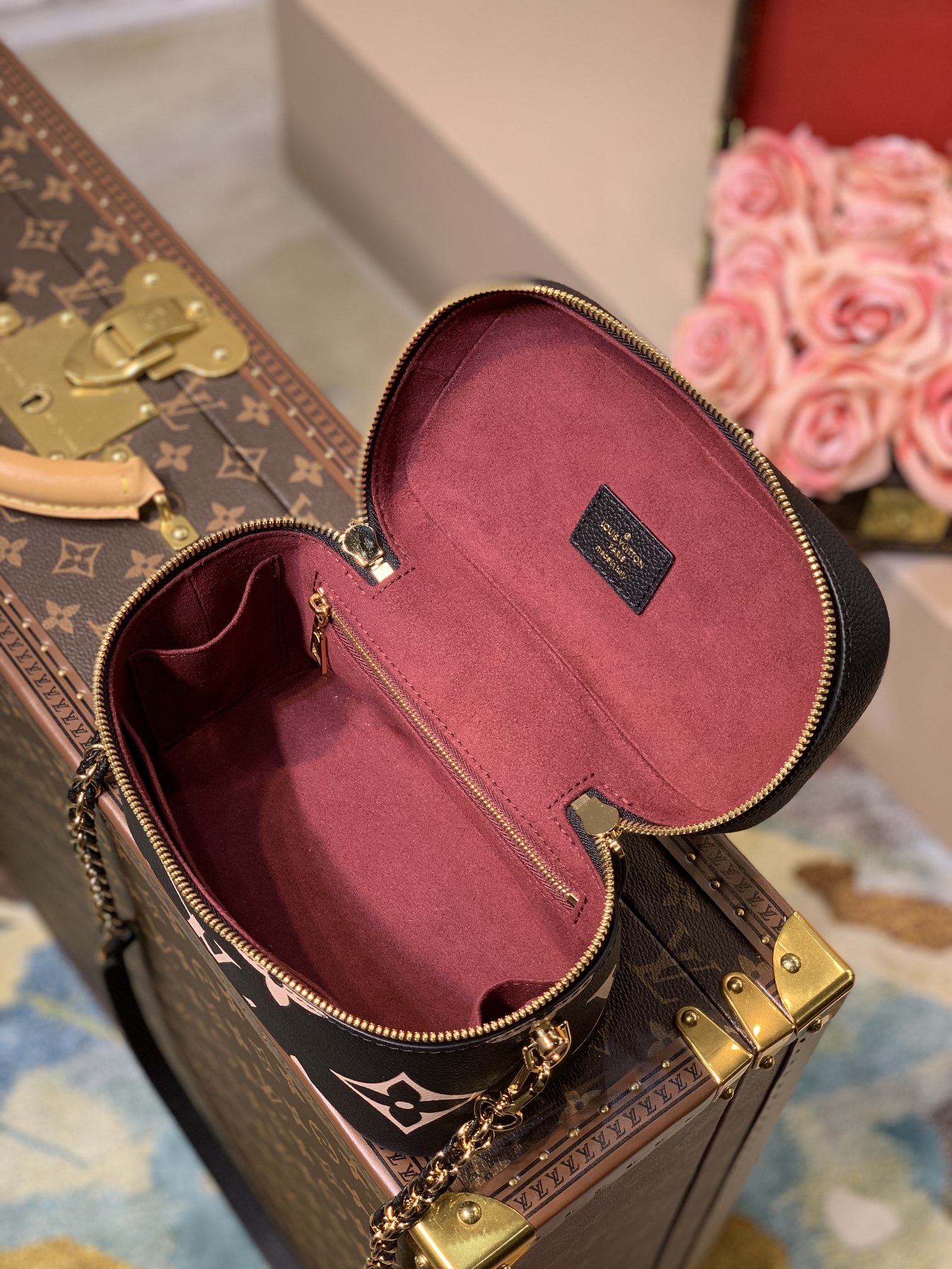 Louis Vuitton LV Vanity PM 化妆包 M45780黑色