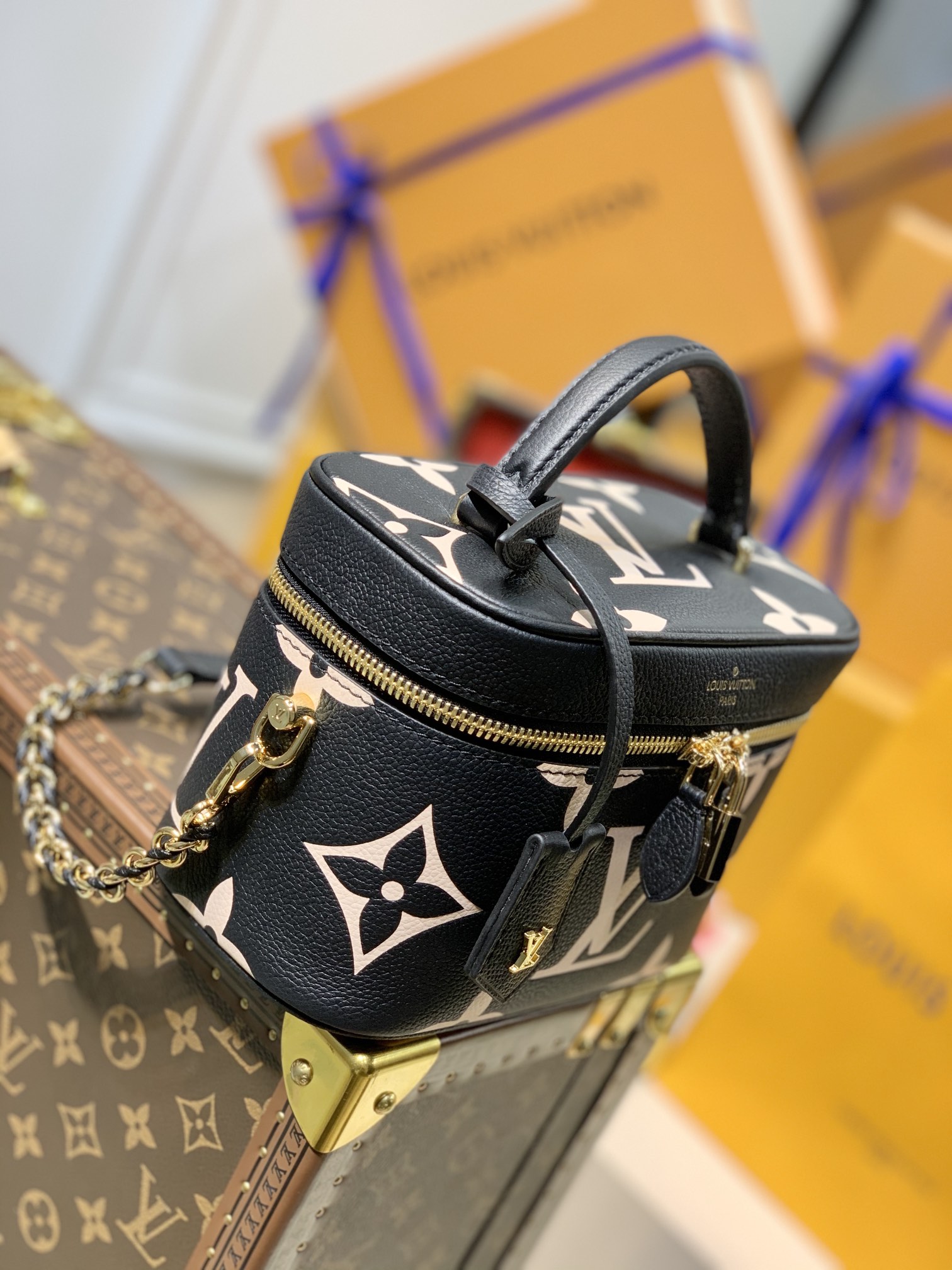 Louis Vuitton LV Vanity PM 化妆包 M45780黑色