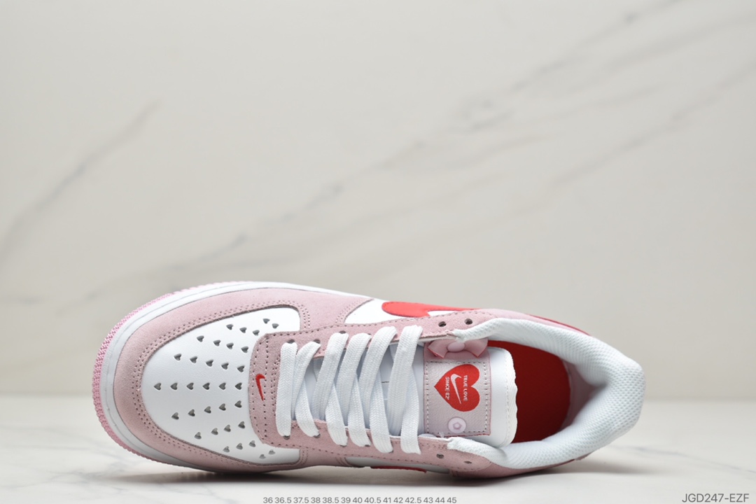 180 耐克Nike Air Force 1 ‘07 QS 空军 粉红情人节DD3384-600