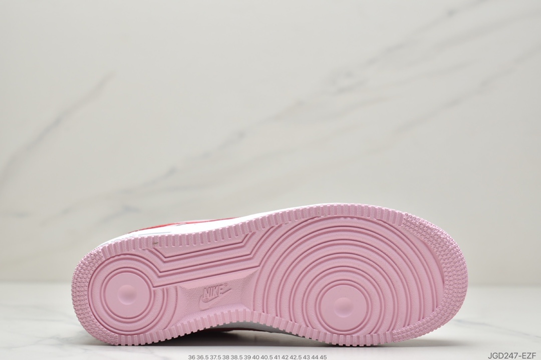 180 耐克Nike Air Force 1 ‘07 QS 空军 粉红情人节DD3384-600