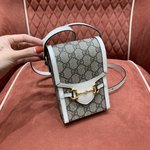 Shop Designer Replica
 Gucci Horsebit Mini Bags White Unisex Summer Collection