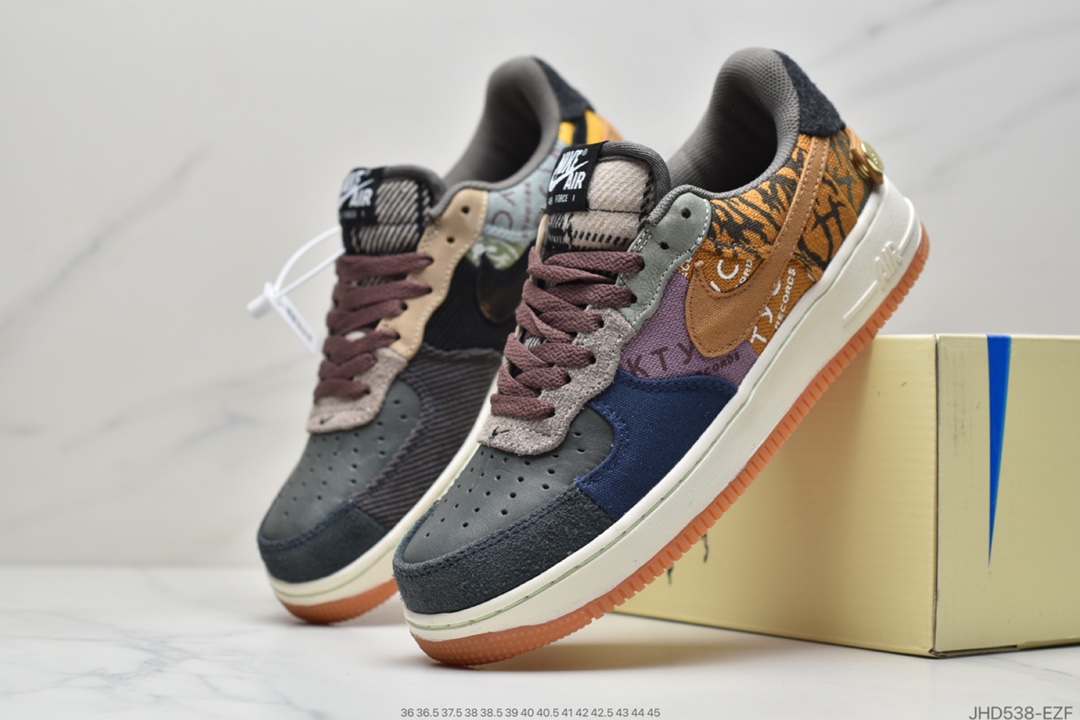 200 NIKE/耐克 TS拼接 Travis Scott x Air Force 1 Low 联名款 CN2405-900-莆田鞋,莆田鞋货源,高仿鞋,高仿鞋货源,安福档口,莆田高仿鞋,莆田鞋批发,高仿鞋批发,莆田高仿运动鞋,高仿运动鞋,莆田运动鞋 200 NIKE/耐克 TS拼接 Travis Scott x Air Force 1 Low 联名款 CN2405-900