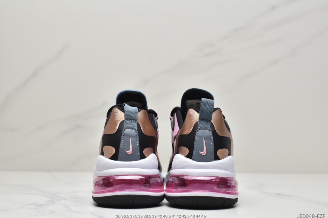 160 Nike Air Max 270 React SE”Have A Good Game”270瑞亚赛车系列后半掌气垫百搭运动慢跑鞋DC0833-101