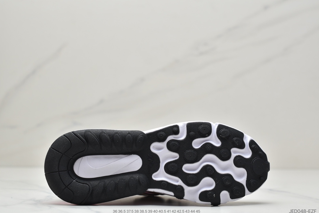 160 Nike Air Max 270 React SE”Have A Good Game”270瑞亚赛车系列后半掌气垫百搭运动慢跑鞋DC0833-101