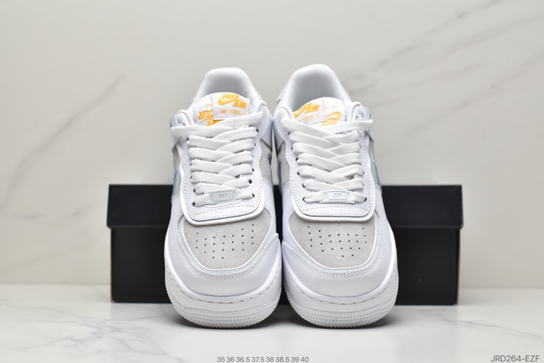 200 Women’s  Air Force 1 AF1 Shadow White Hydrogen Blue 蓝白兰马卡龙空军一号DA4286-100