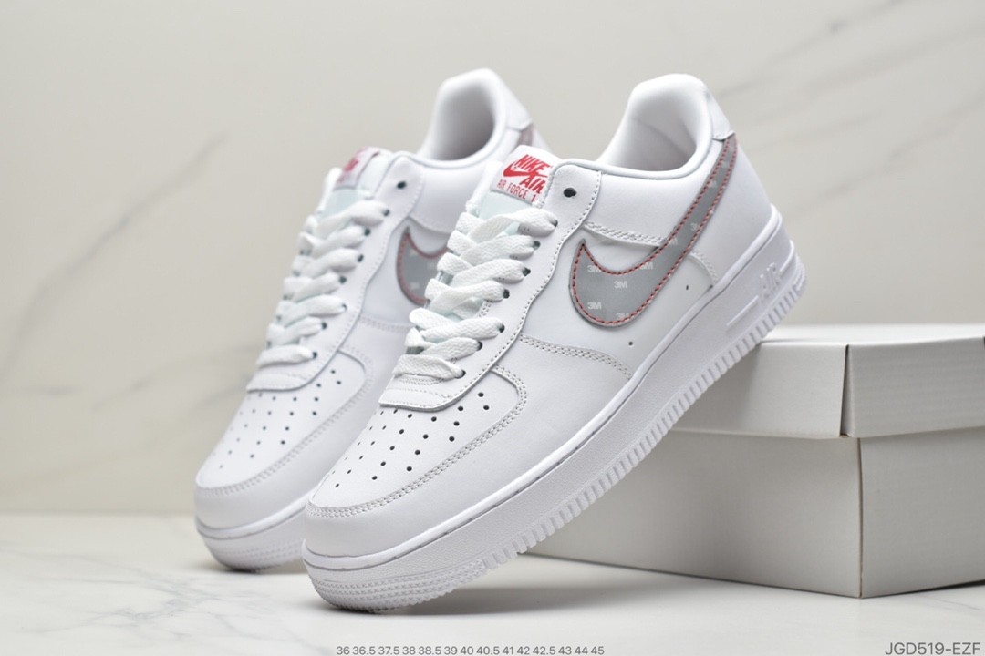 180 Nike Air Force 1’07 GS”White LT Armory Blue”空军一号CW1574-100