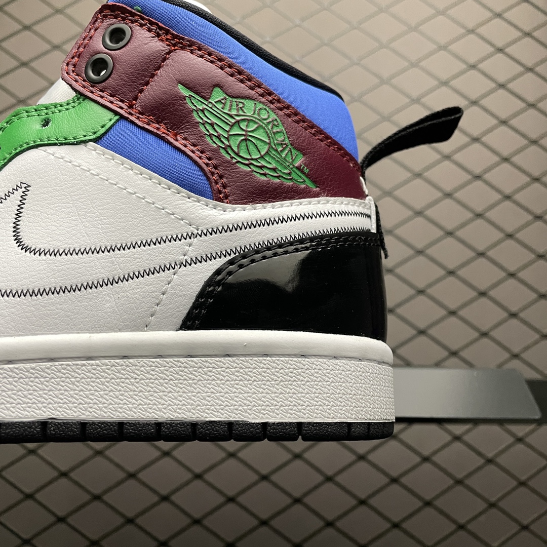 280 Air Jordan 1 Mid AJ1乔1中帮文化篮球鞋 DB5454-001