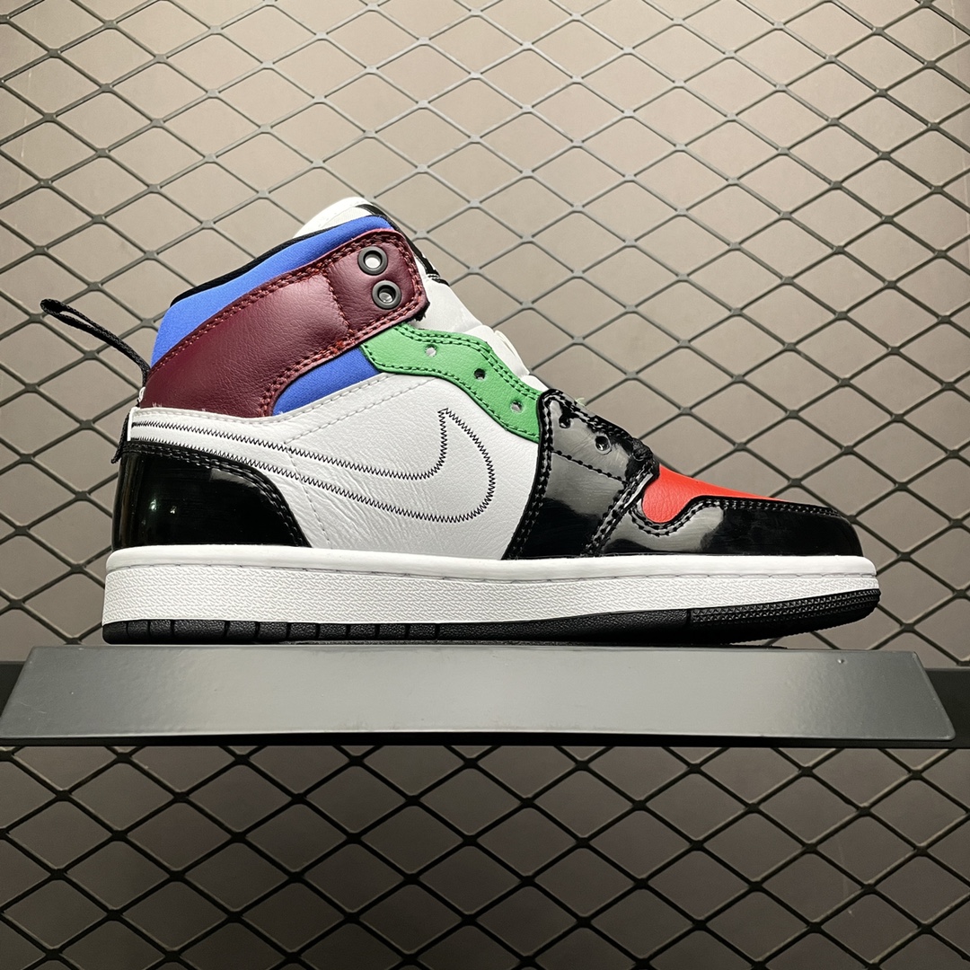 280 Air Jordan 1 Mid AJ1乔1中帮文化篮球鞋 DB5454-001