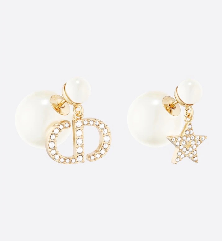 Dior Online
 Jewelry Earring White Set With Diamonds