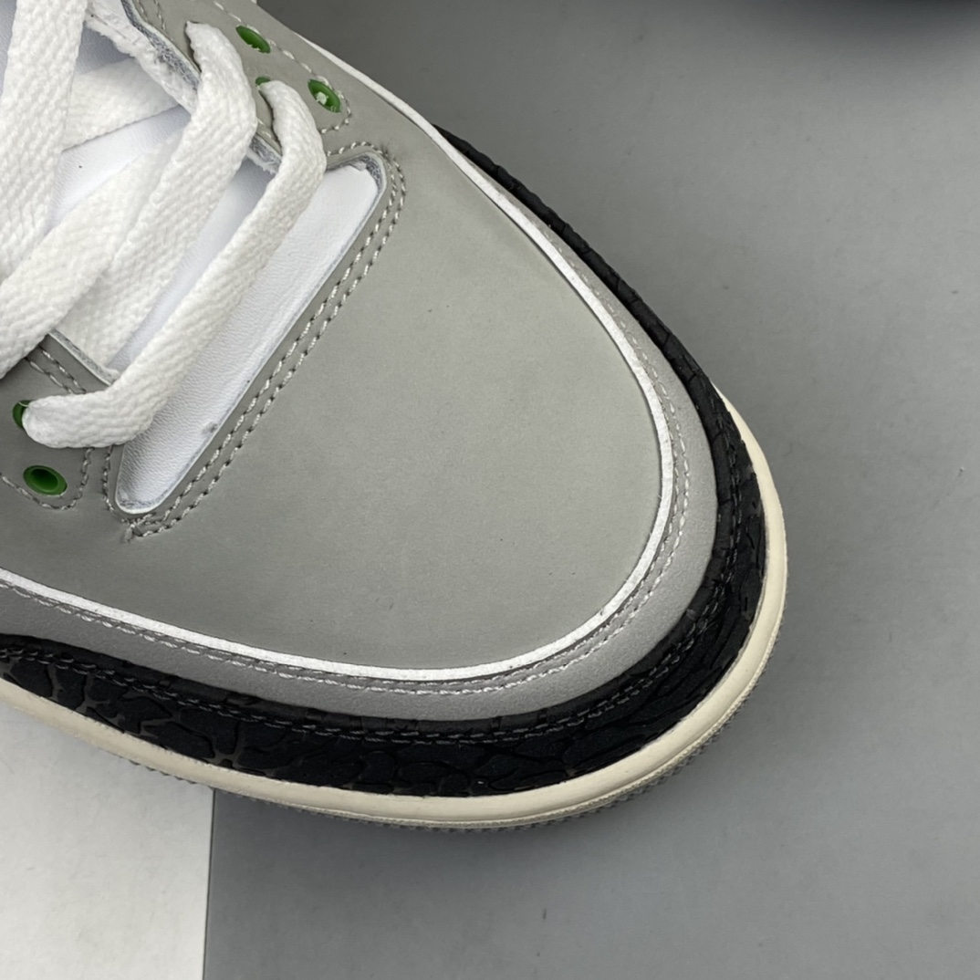 260 Air Jordan 3 Retro“Chlorophyll” 叶绿素灰绿手稿 男女气垫篮球鞋 136064-006