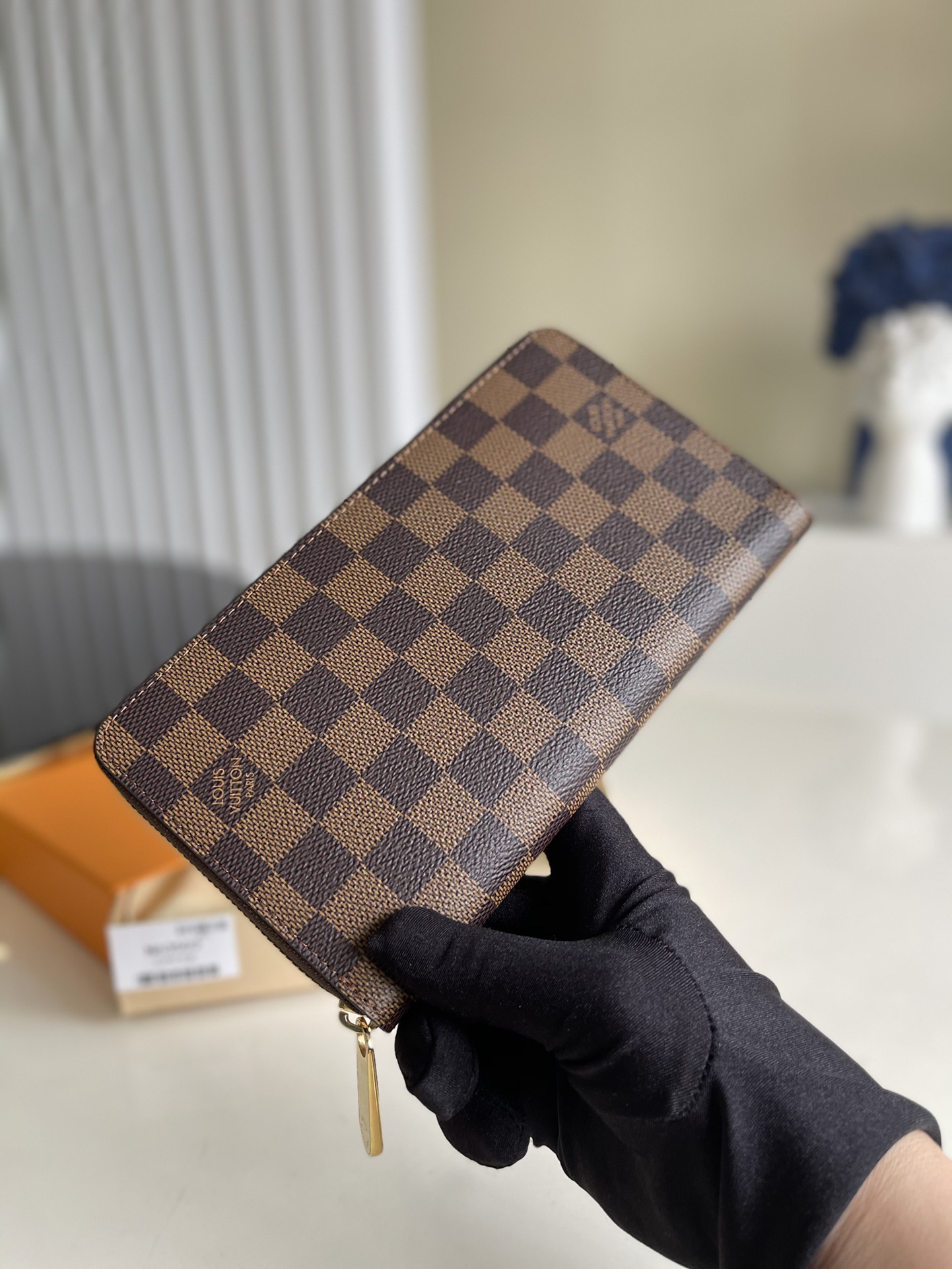 Louis Vuitton Wallet Damier Ebene Canvas Fashion N63502