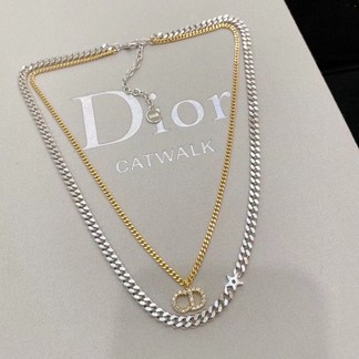 Dior Jewelry Necklaces & Pendants Highest Product Quality Gold Silver Chains