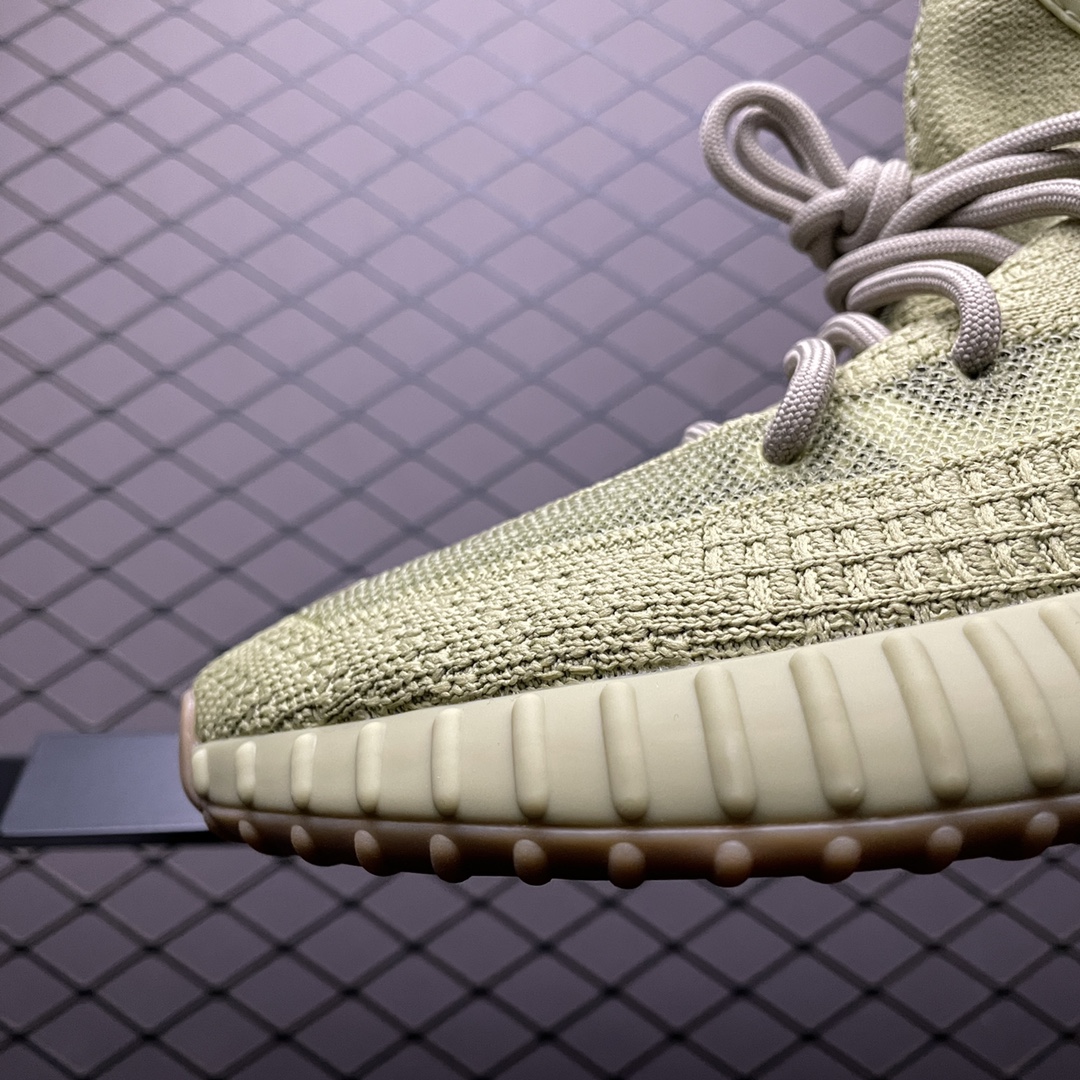 220 最顶零售性价版 AD 阿迪Yeezy 350V2  ” Sulfur ” 硫磺 抹茶 侃爷椰子350 FY5346