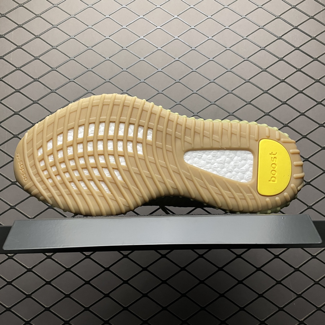 220 最顶零售性价版 AD 阿迪Yeezy 350V2  ” Sulfur ” 硫磺 抹茶 侃爷椰子350 FY5346