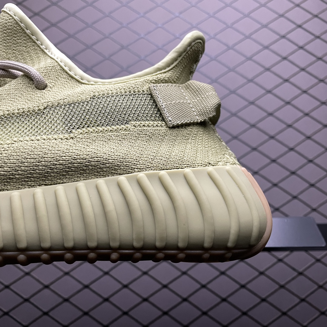 220 最顶零售性价版 AD 阿迪Yeezy 350V2  ” Sulfur ” 硫磺 抹茶 侃爷椰子350 FY5346