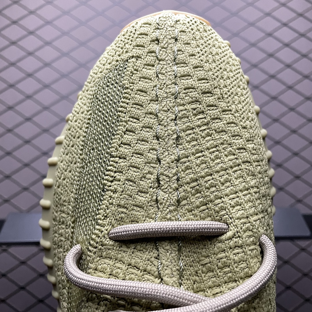 220 最顶零售性价版 AD 阿迪Yeezy 350V2  ” Sulfur ” 硫磺 抹茶 侃爷椰子350 FY5346