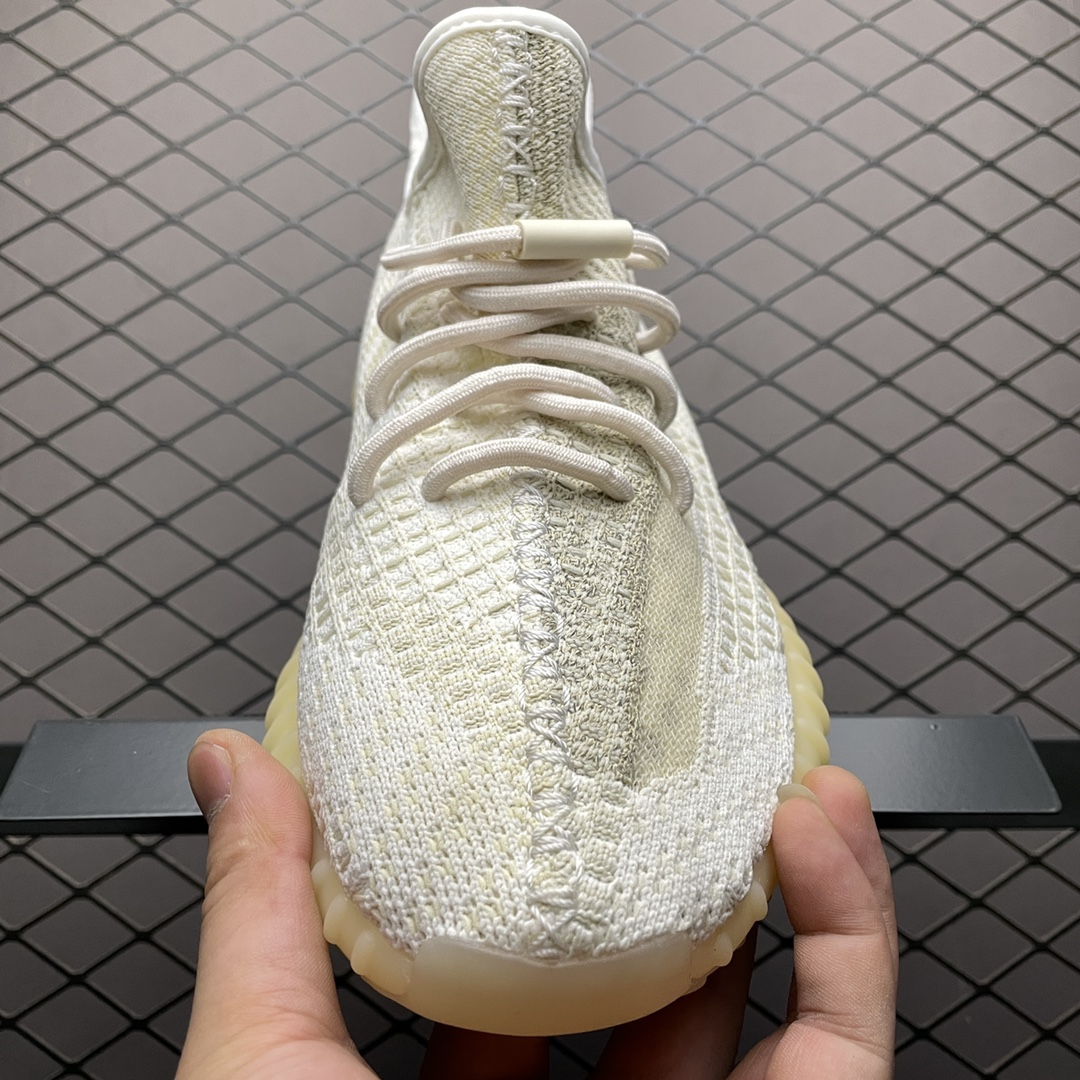 220 最顶零售性价版 AD 阿迪Yeezy 350V2  ” Natural ” 氧化天使 侃爷椰子350 FZ5246