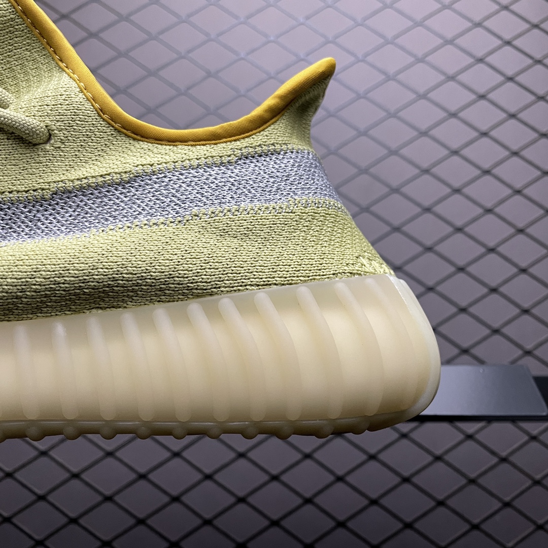220 最顶零售性价版 AD 阿迪Yeezy 350V2  ” Marsh ” 侧透满天星 侃爷椰子350 FX9034