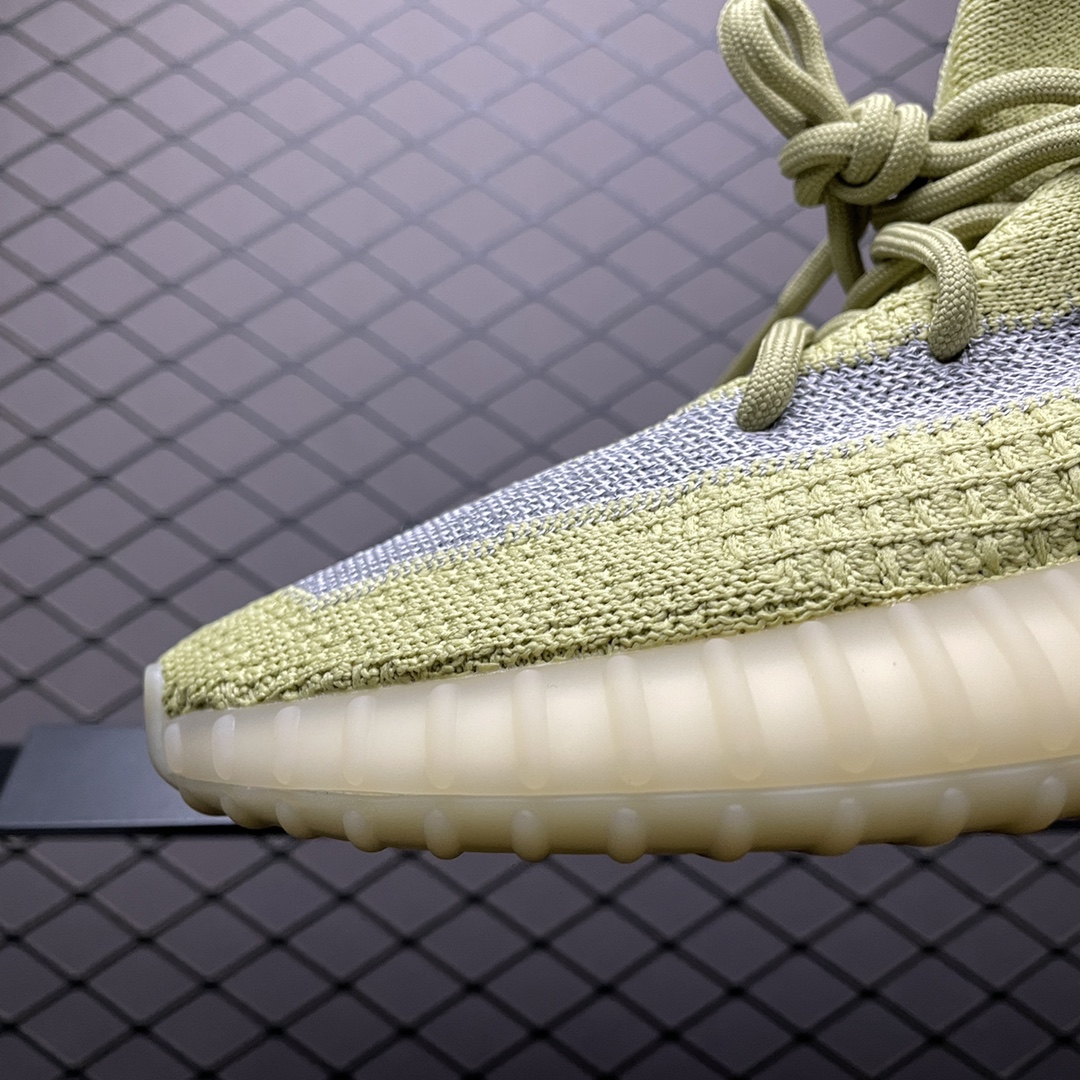 220 最顶零售性价版 AD 阿迪Yeezy 350V2  ” Marsh ” 侧透满天星 侃爷椰子350 FX9034