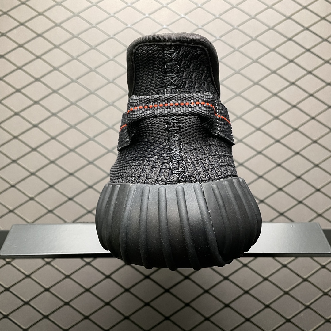 220 最顶零售性价版 AD 阿迪Yeezy 350V2  ” Static ” 黑天使 鞋带反光版 侃爷椰子350 FU9006
