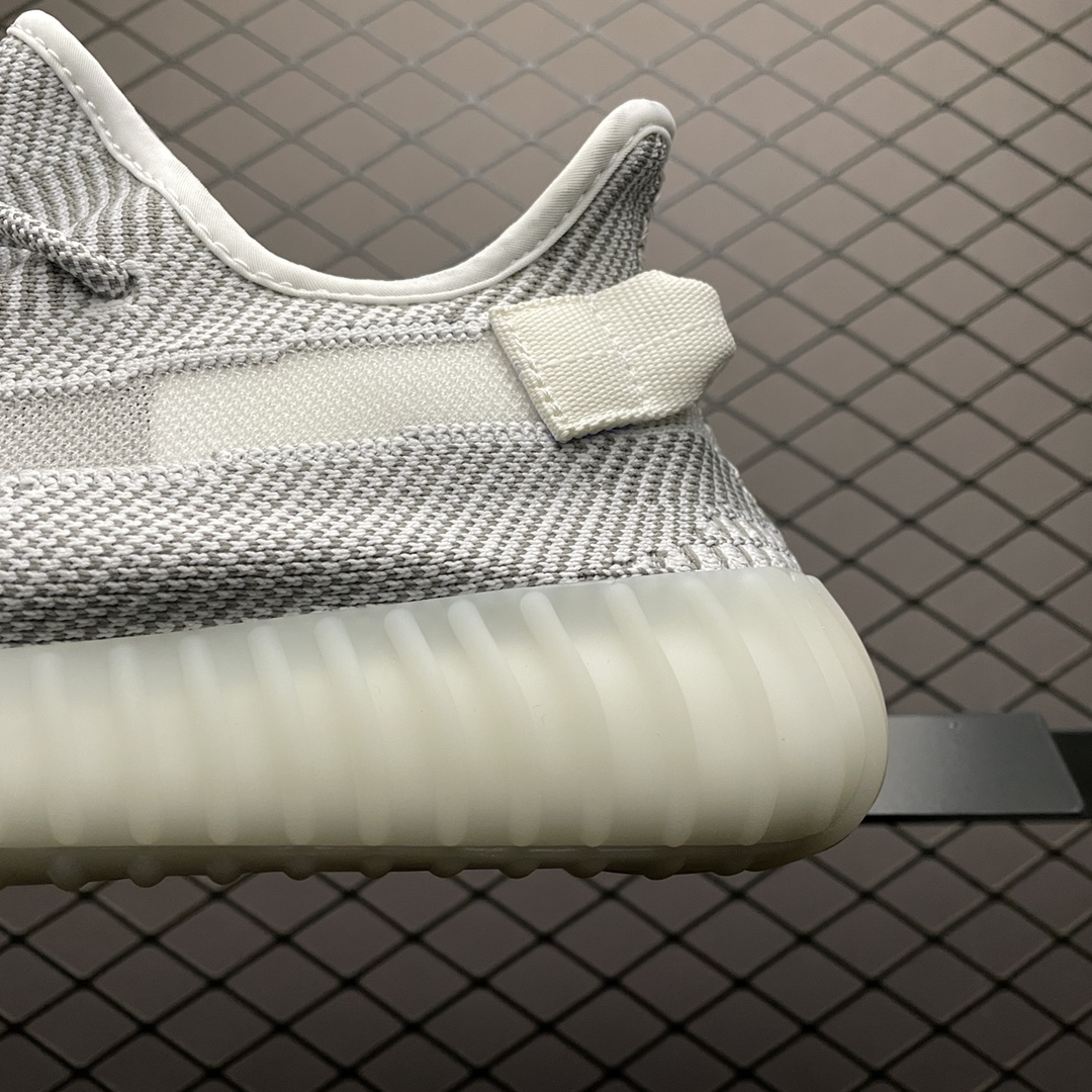 220 最顶零售性价版 AD 阿迪Yeezy 350V2 ” Static ” 白天使 鞋带反光版 侃爷椰子350 EF2905