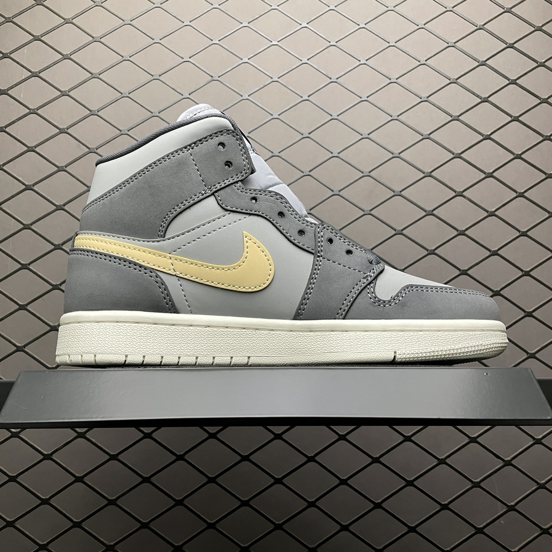 280 Air Jordan 1 Mid AJ1乔1中帮文化篮球鞋 BQ6472-020