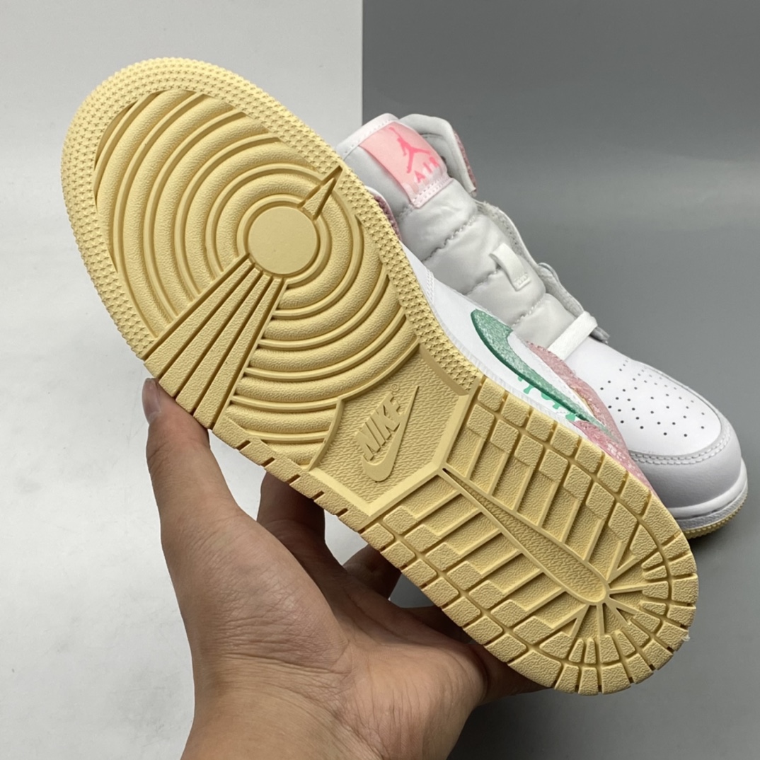 280 Air Jordan 1 Mid AJ1 乔1 中帮百搭休闲运动板鞋DD1666-100