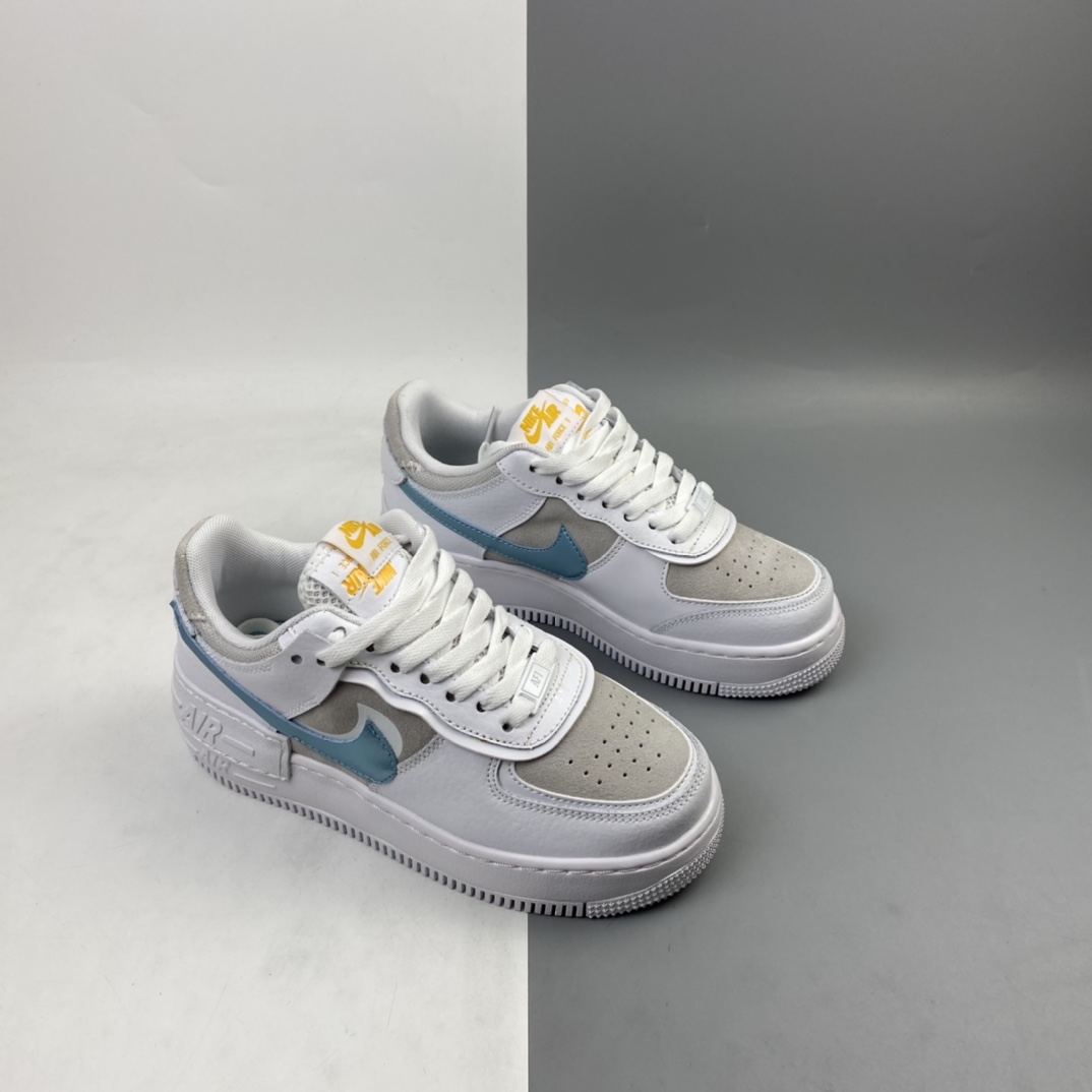 220 Nk Air Force 1 Shadow 空军一号轻量增高低帮百搭板鞋”拼接马卡龙” DA4286-100