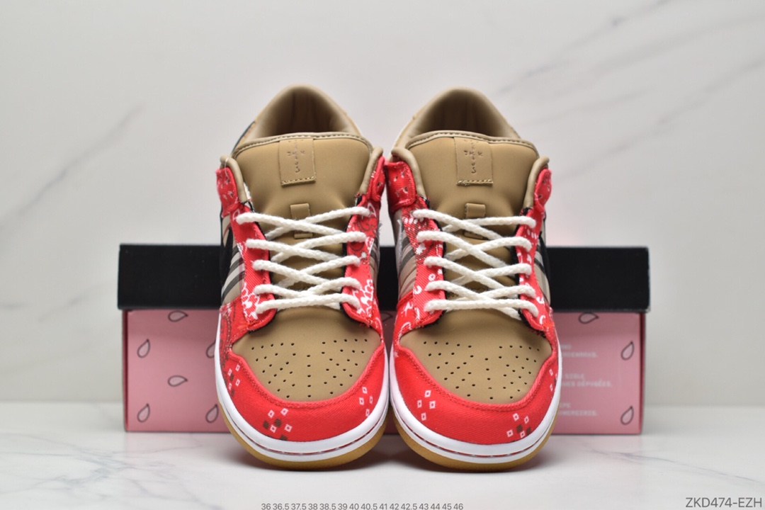 270 Travis Scott × SB Dunk Low 腰果花  CT5053-002