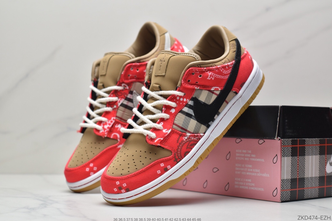 270 Travis Scott × SB Dunk Low 腰果花  CT5053-002