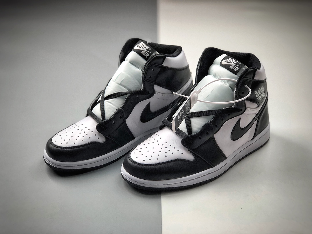 320  Air Jordan 1 Retro High OG 高帮 黑白 AJ1 乔丹1代 aj1 乔1 高邦 黑白熊猫555088-010