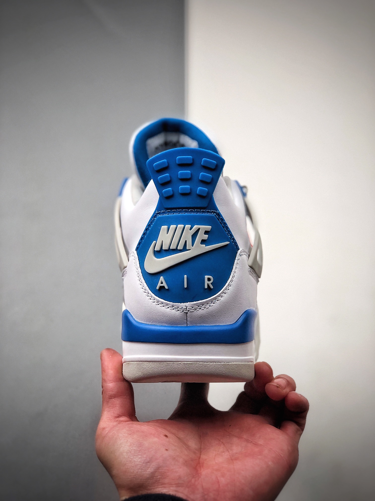 390 Air Jordan 4 Retro Military Blue 白蓝 308497-105
