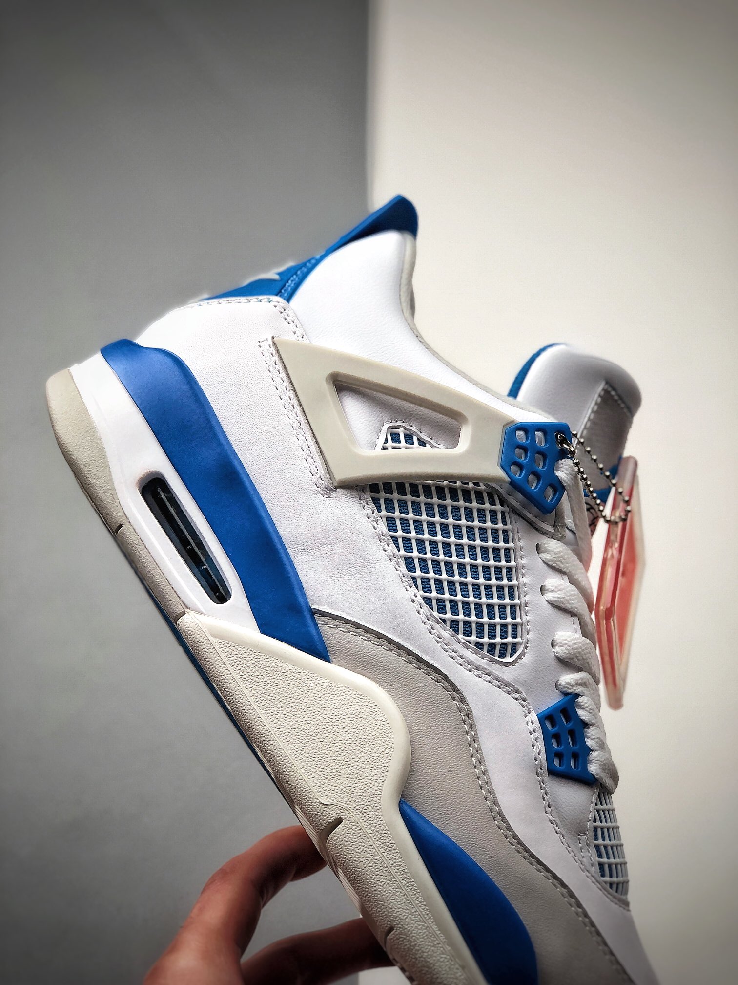 390 Air Jordan 4 Retro Military Blue 白蓝 308497-105